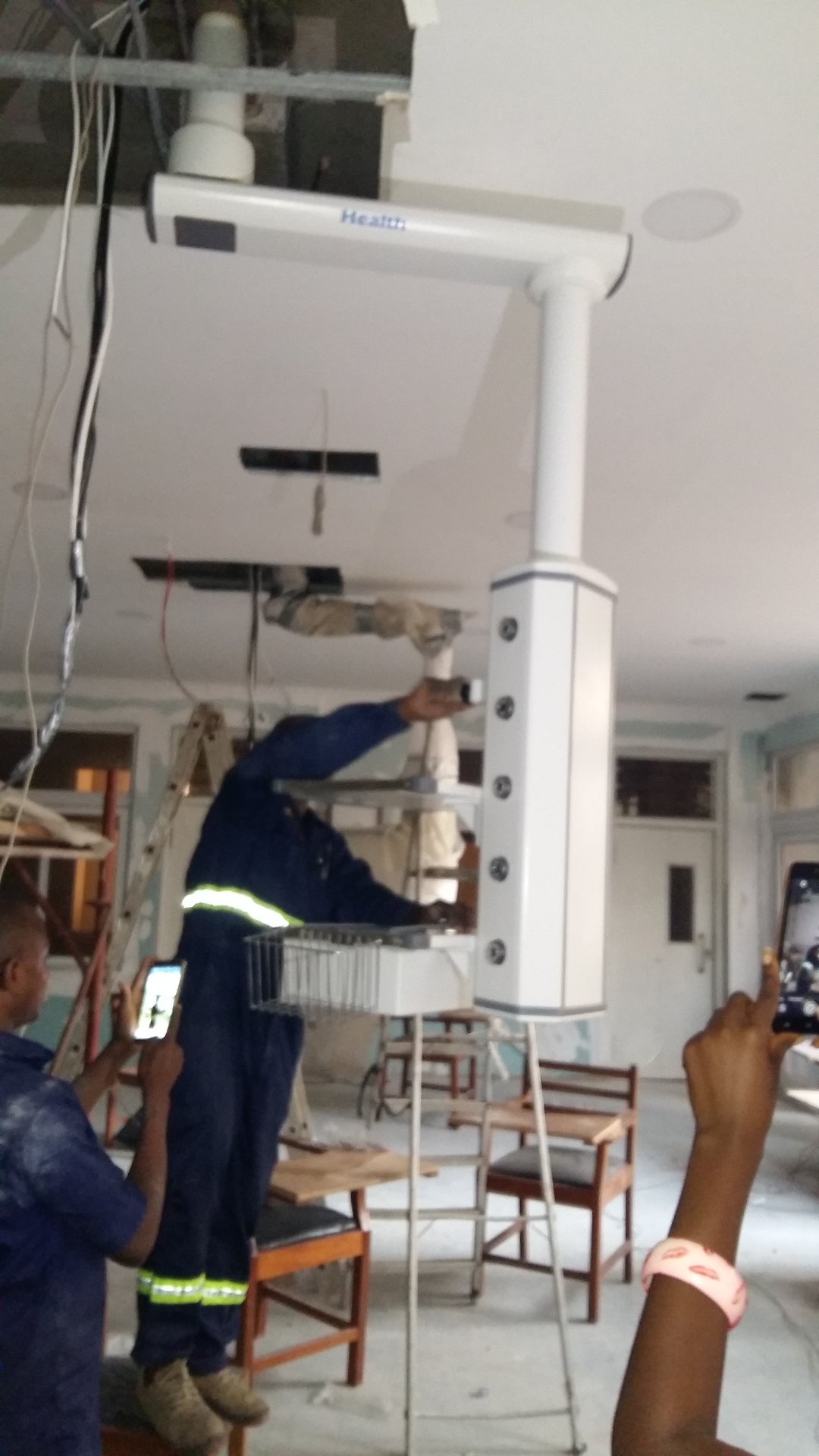 Hospital medical pendant system operational at RUMA Fertility & Specialist Hospital in Ghana