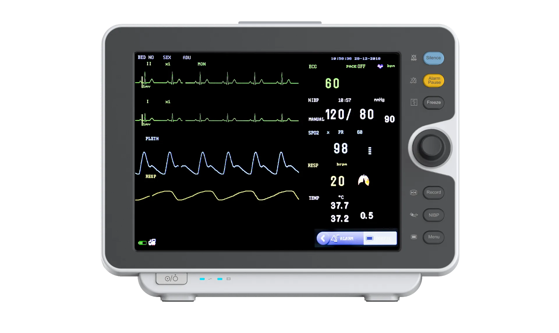 YK-8000B Multiparameter Patient Monitor