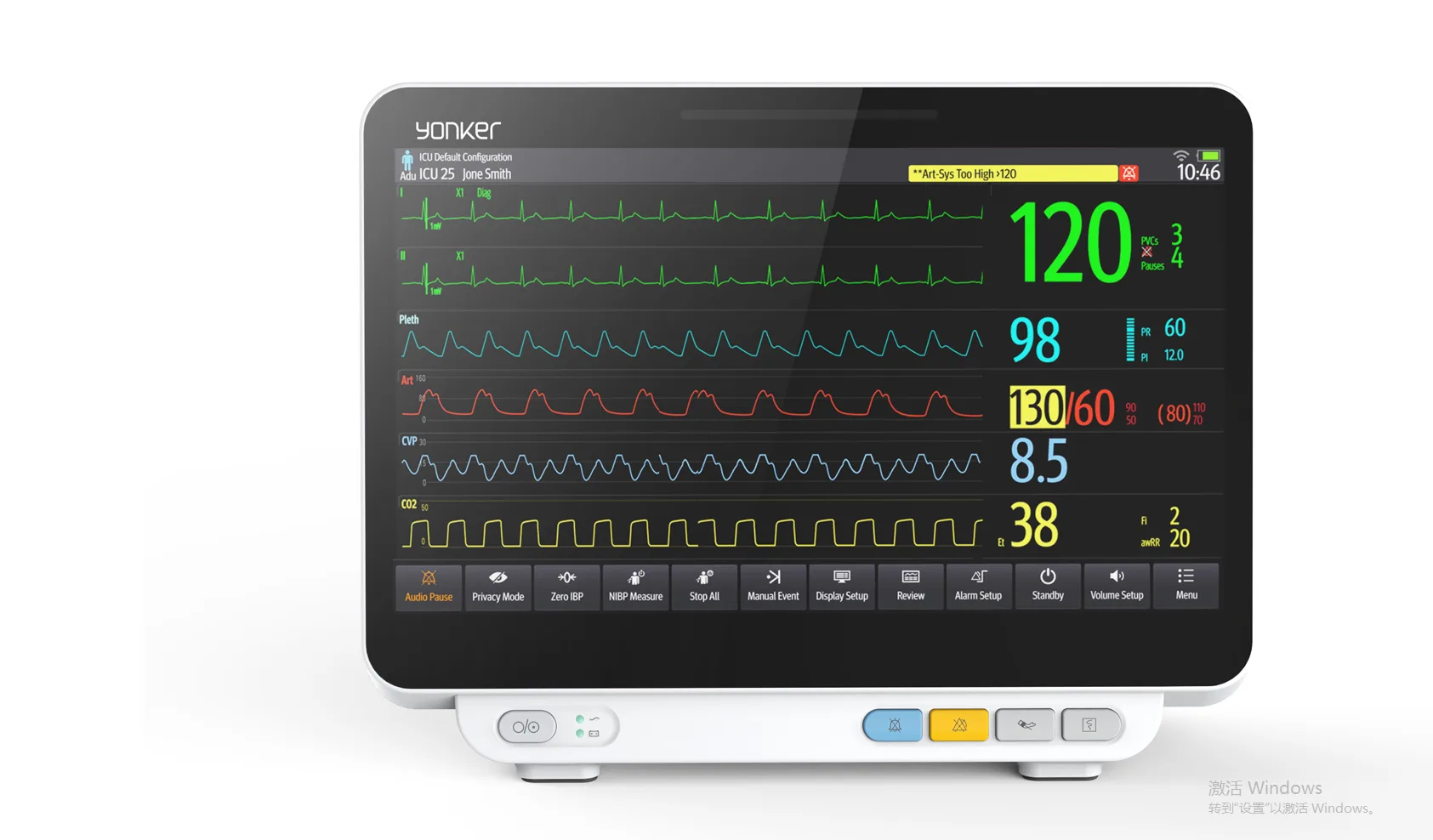 YK-8000D Multiparameter Patient Monitor — image 2