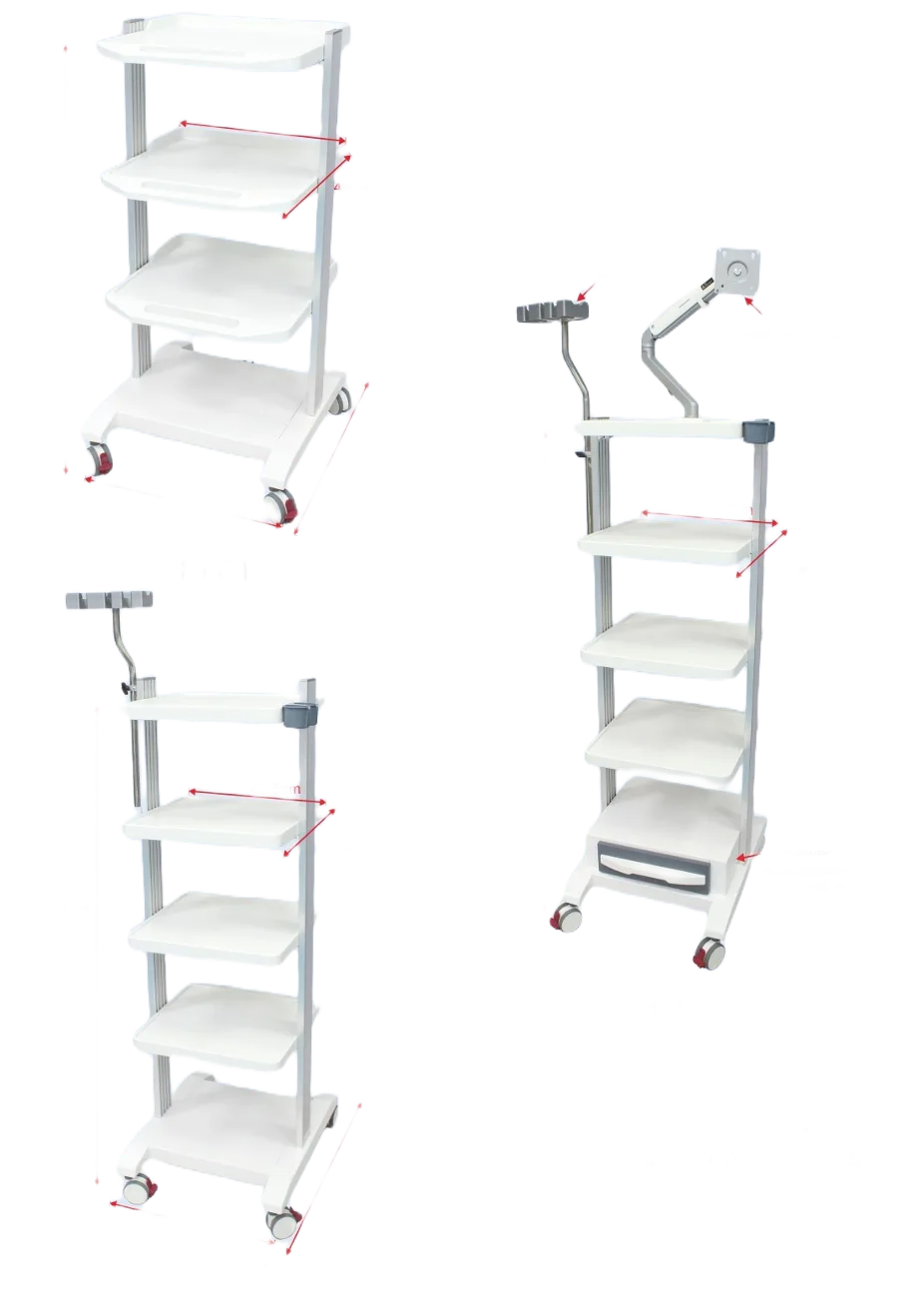 Medical Endoscope Mobile Trolley Series – TY01, TY02, TY03