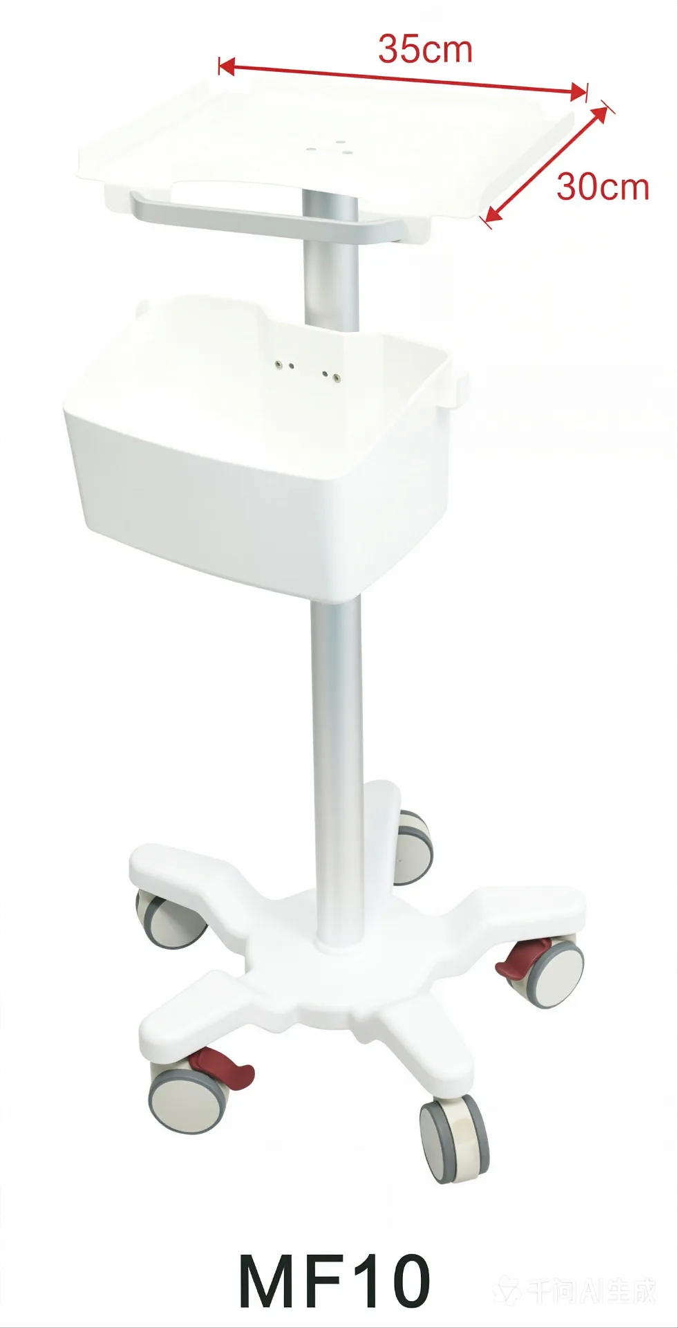Monitor Trolley & Stand | MF Series Mobile Clinical Workstation by Red Sun Medizone — image 7