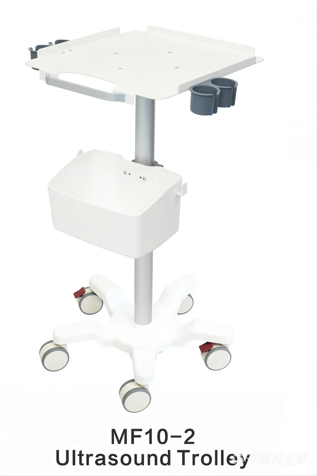 Monitor Trolley & Stand | MF Series Mobile Clinical Workstation by Red Sun Medizone — image 9