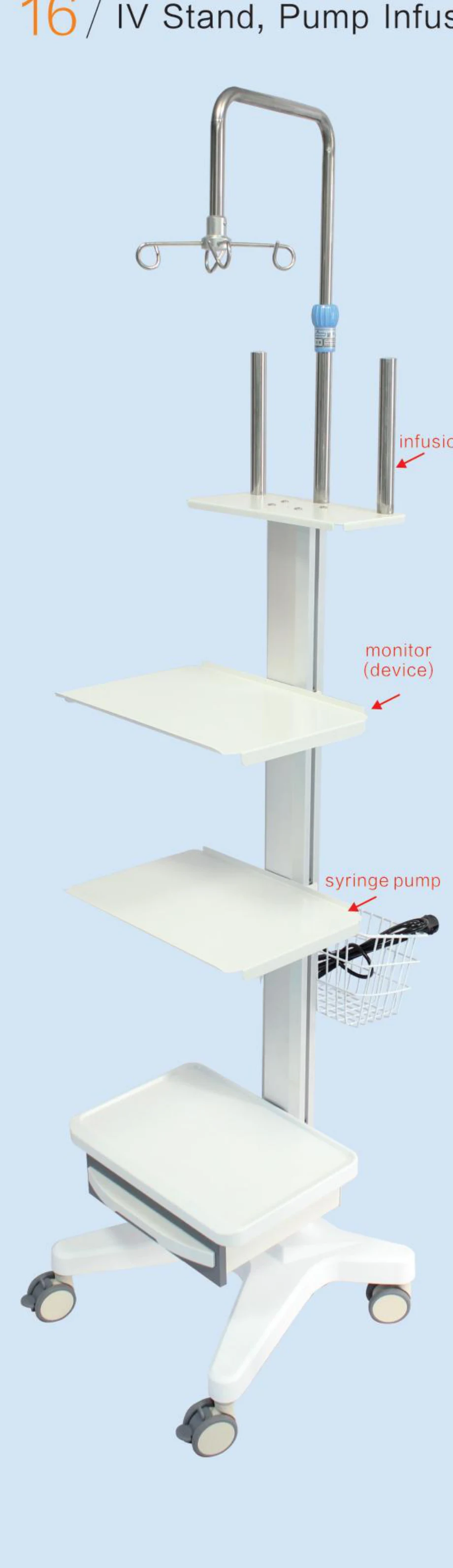 Multi-Pump Infusion Stand | AY04 Multi-Channel IV Cart by Red Sun Medizone