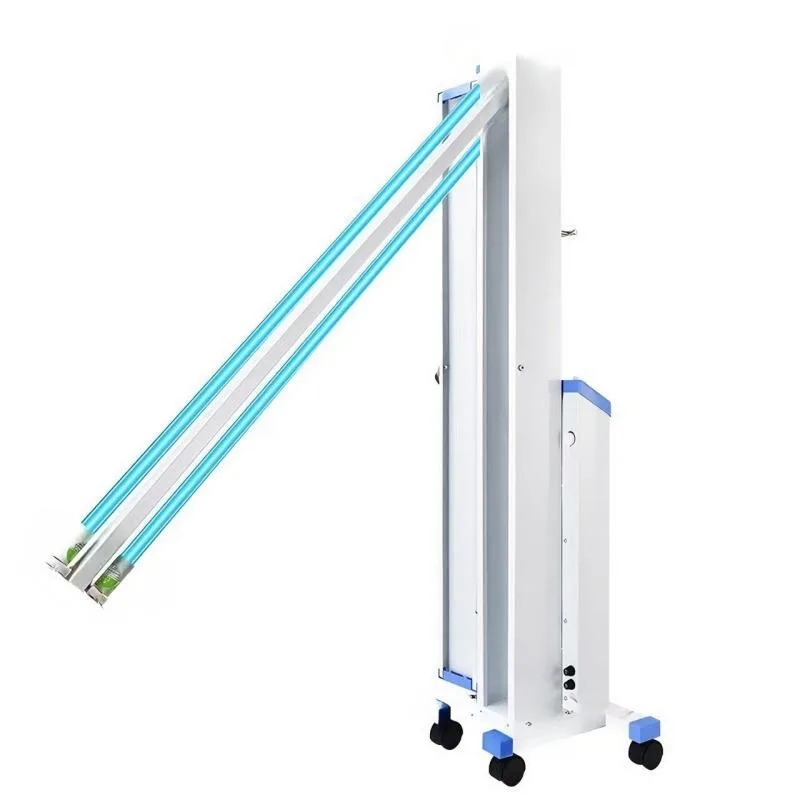 UV Disinfection Mobile Cart | Ultraviolet + Ozone Dual Sterilization Trolley