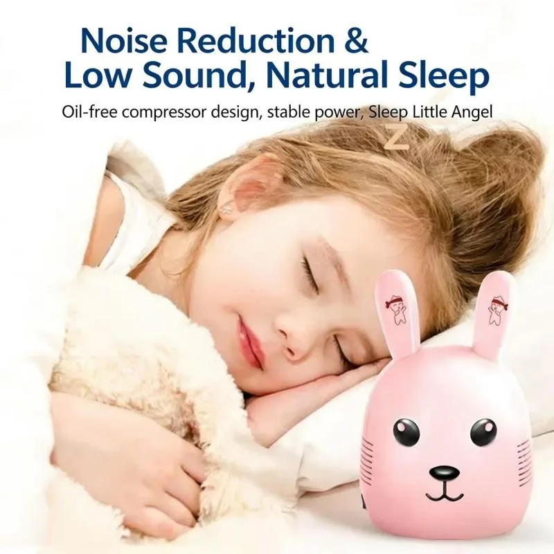 603C Cartoon Rabbit Air Compressing Nebulizer