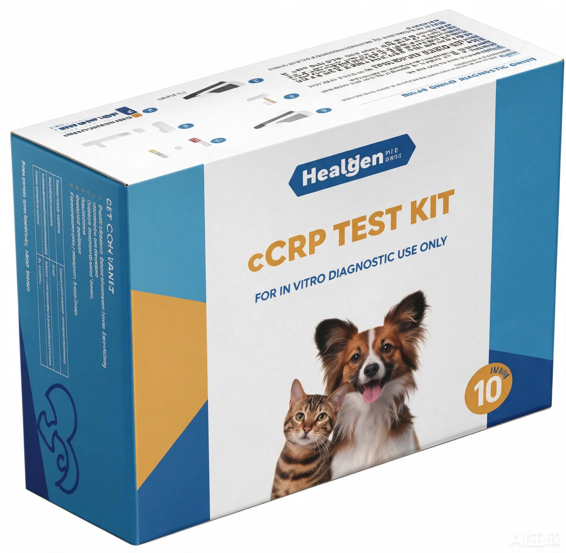 Colloidal Gold Rapid Test Cassettes for Companion Animals