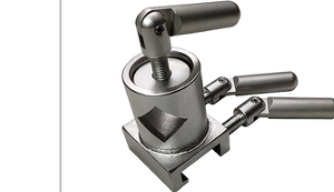 Square-Opening Clamps & Flat-Mouth Holders — Universal Mounting Adapters for Shoulder Frames, Waist Frames, Stirrup Leg Frames & Kneeling Boards