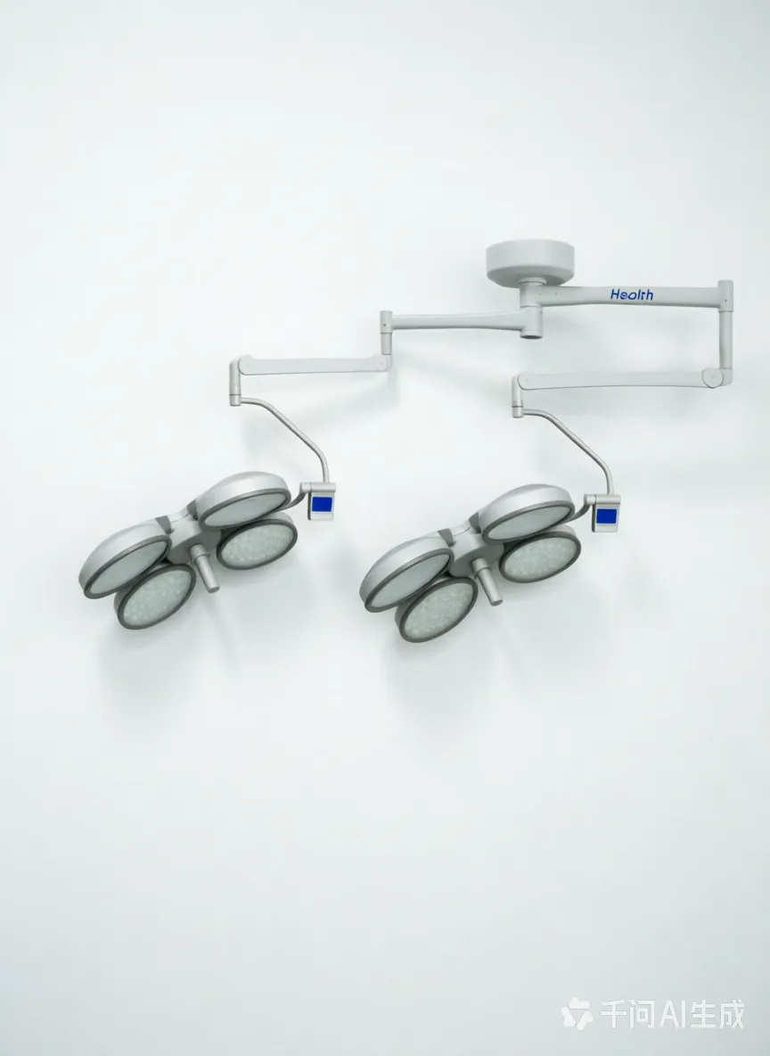 LEDD740/740 Dual Head Ceiling Mounted LED Surgical Light